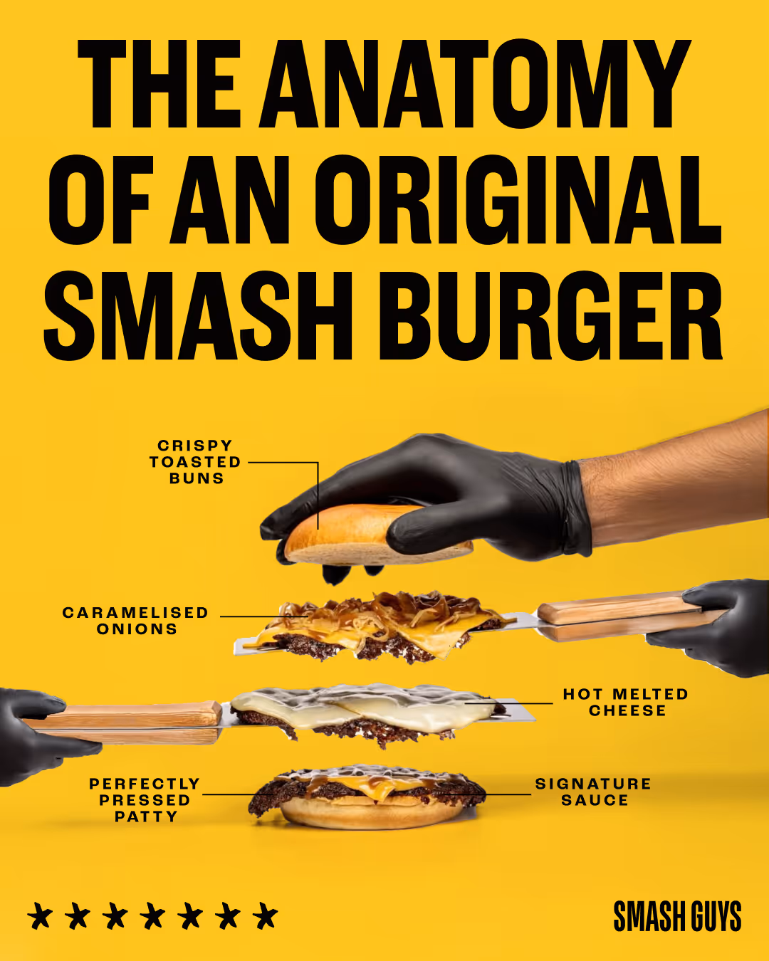 smash guys uniform design bold iconic diner style
