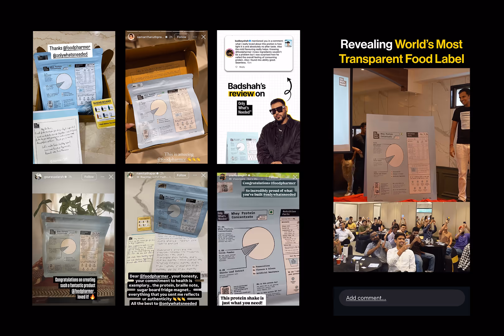 Social media content showing participatory branding approach where consumers help shape product decisions