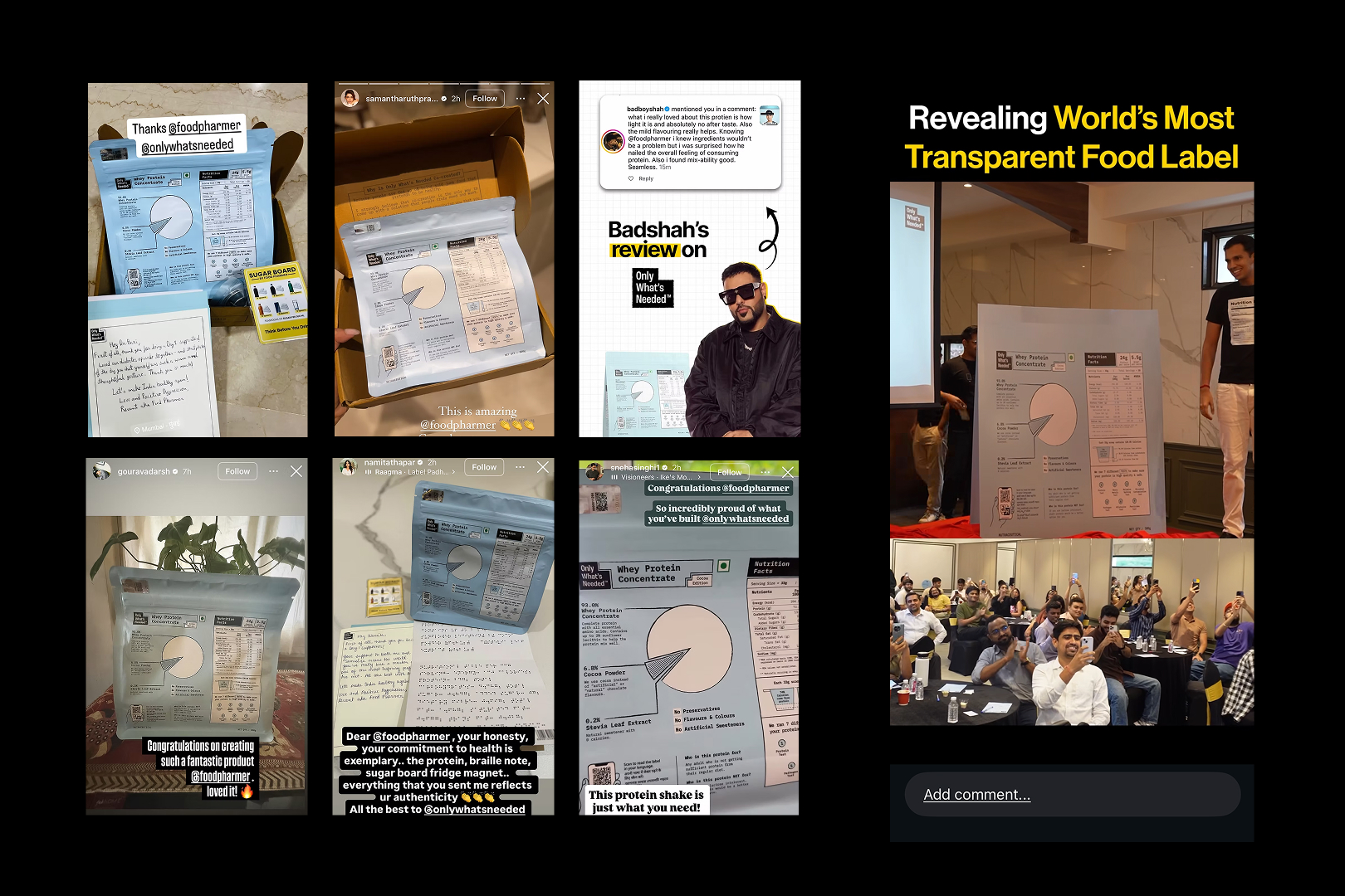 Social media content showing participatory branding approach where consumers help shape product decisions