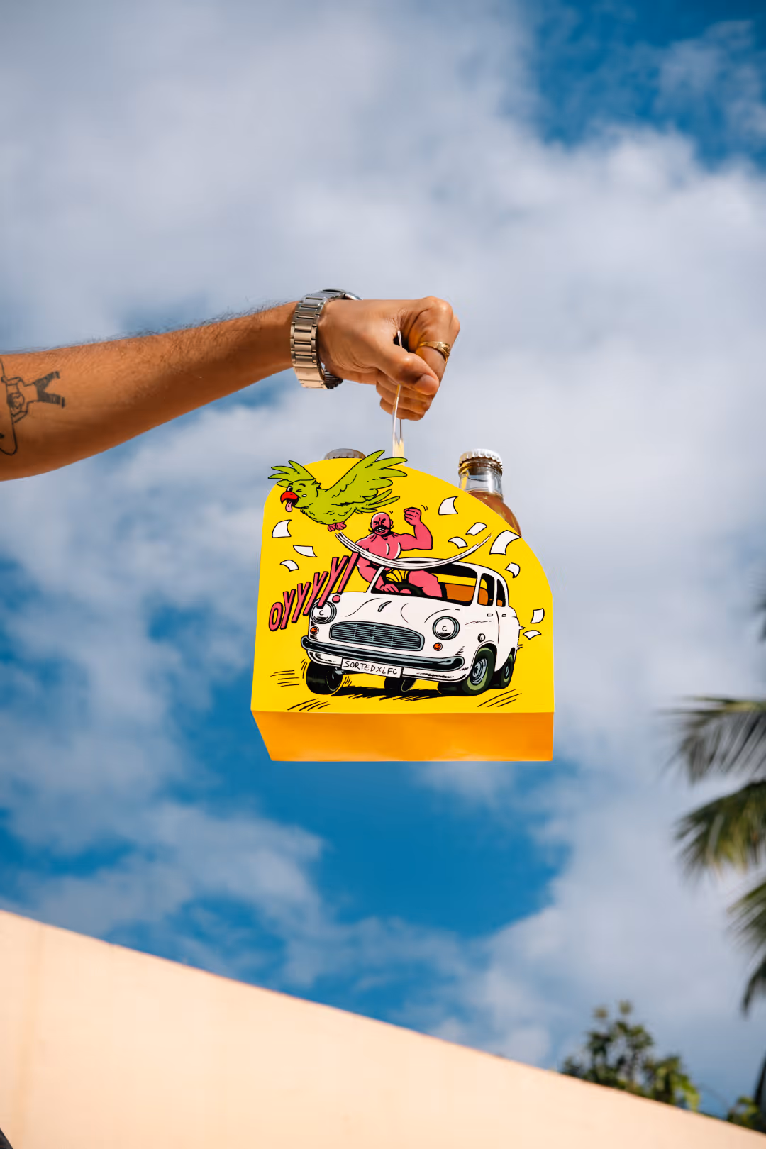 nostalgic Indian branding elements inspired by childhood snacks and comics