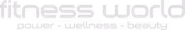 Fitness World logo text