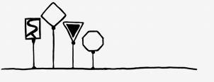 Traffic signs illustration