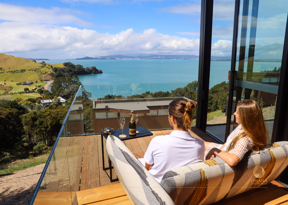 Sea view accommodation in Waiheke