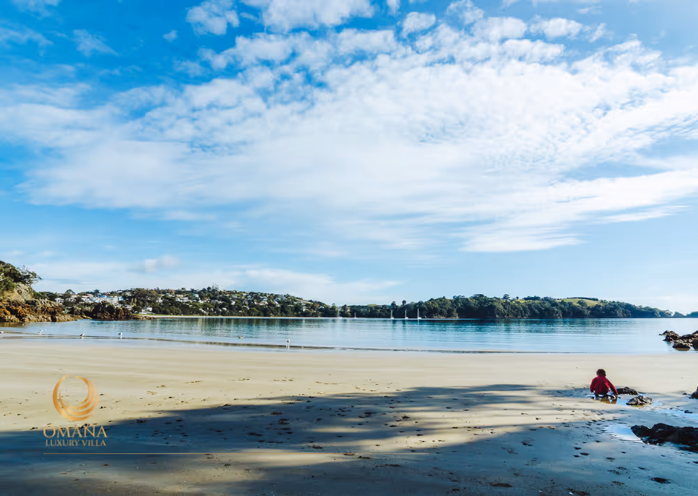 A peaceful beach for your summer on Waiheke Island