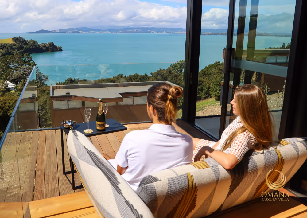 Stunning ocean view from Villa Serenity's balcony