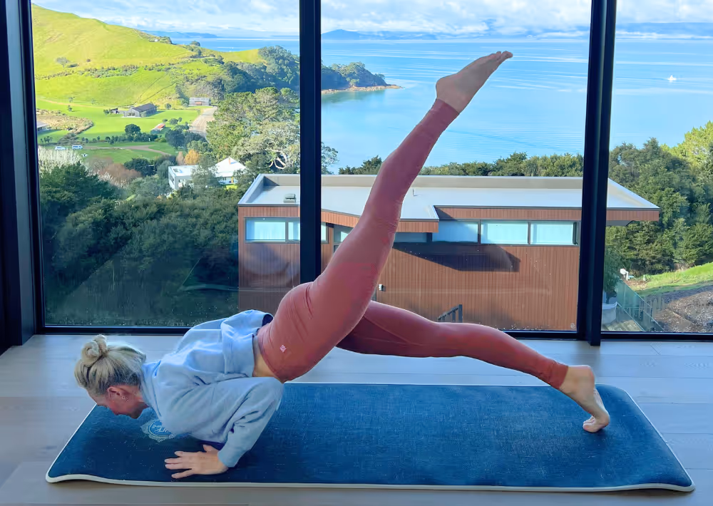 Yoga with a sea view