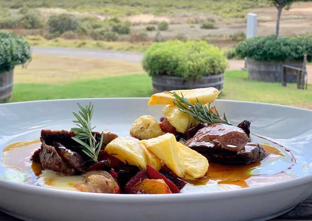 A delicious meal on Waiheke Island