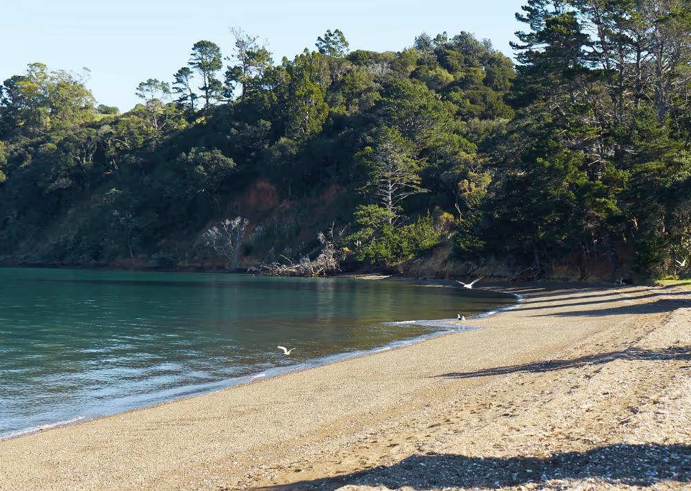 Omana's private beach