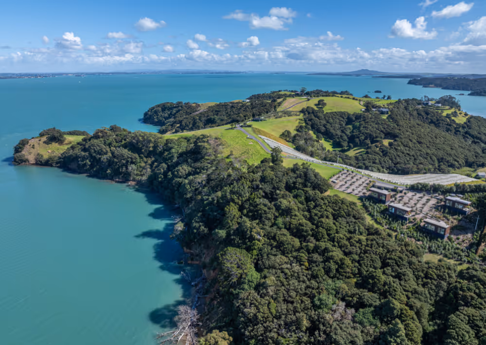 An aerial view of Omana 5-star boutique hotel