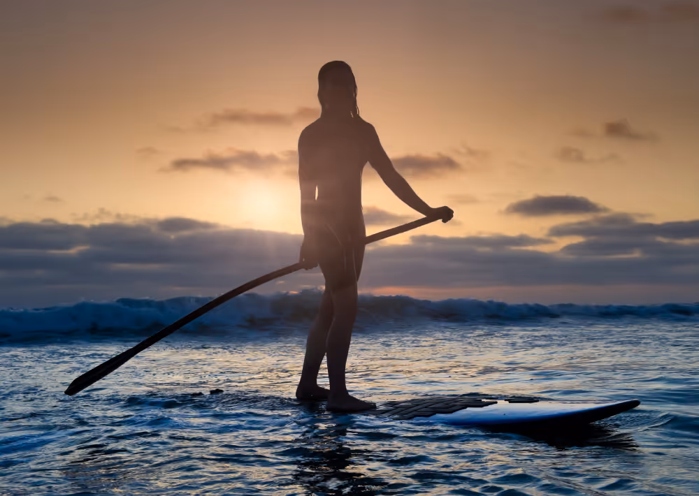 Stand up paddling is one of the best things to do on Waiheke Island