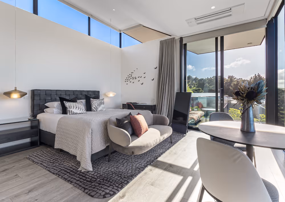 An overview of Villa Joy at Omana boutique hotel