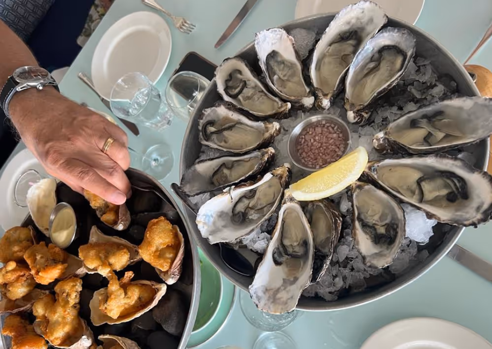 Having oysters is a must-do on Waiheke Island