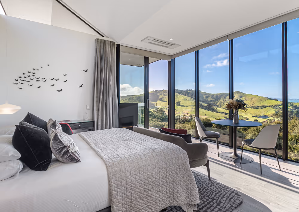 Villa Joy is beautifully decorated with art