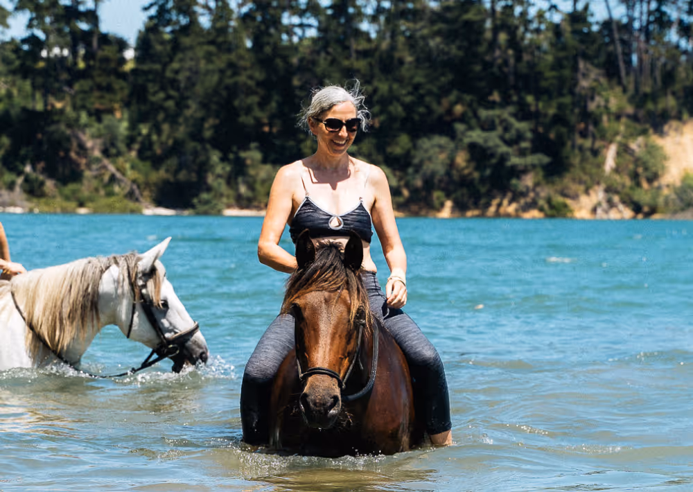 Horseback riding is one of Omana's exclusive services