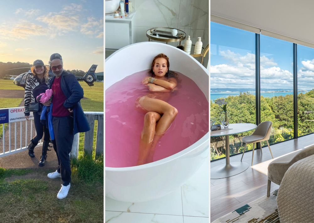 Rita Ora and Taika Waiheke on holidays on Waiheke Island, New Zealand