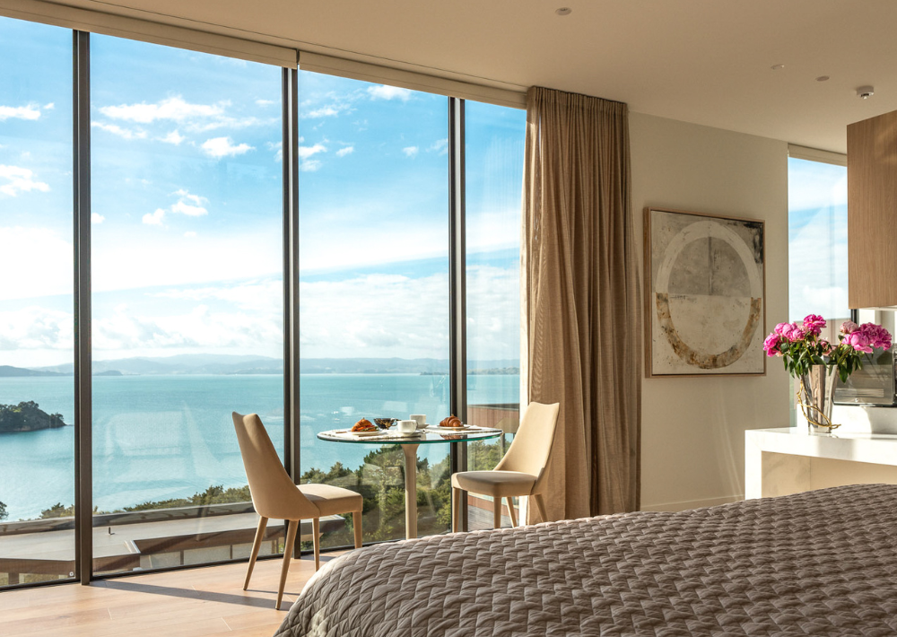 Stunning ocean view from all Omana's luxury villas