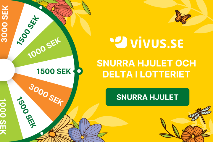 Snurra lyckohjulet och vinn presentkort från H&M till ett värde av 1000 SEK / 1500 SEK / 3000 SEK | Vivus.se
