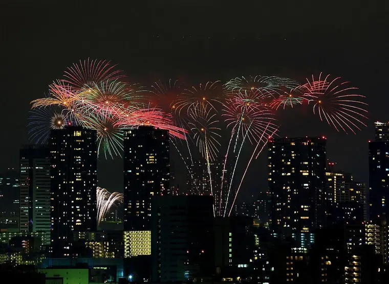 Fireworks over the Bay | Japan Experience