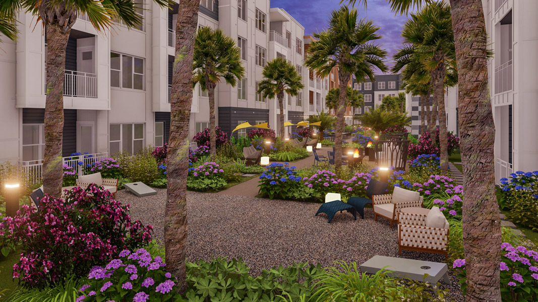Courtyard at 17 Social