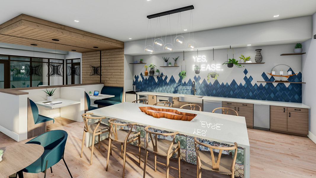Club kitchen at 17 Social