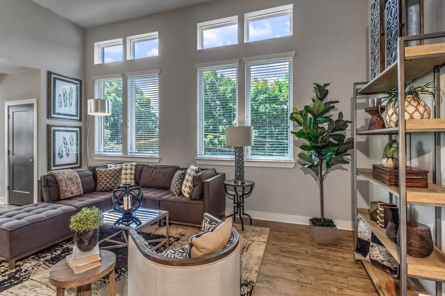 Residence interior at Midwood Station