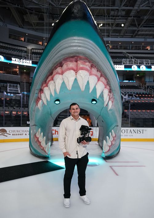 Profile Pic at the Shark Tank