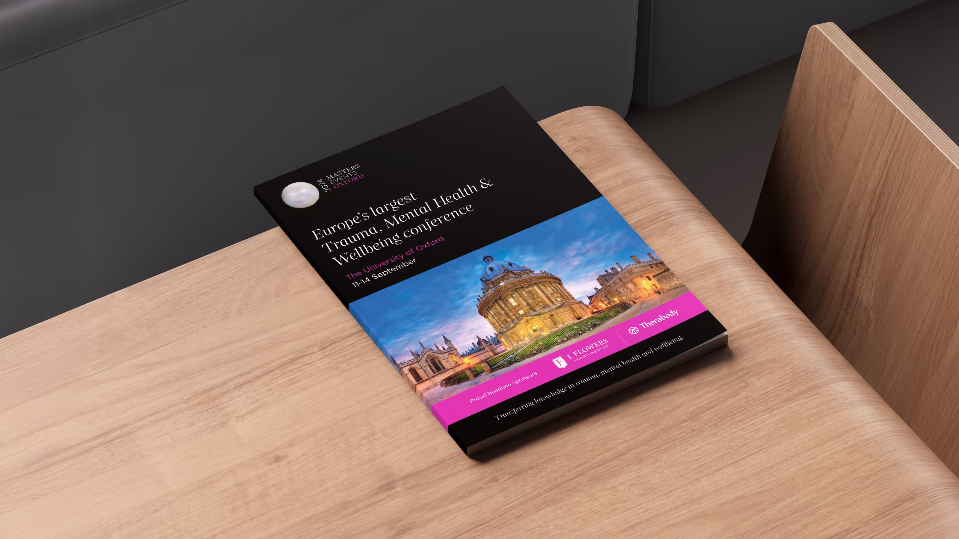 Brochure For Europe's Largest Trauma, Mental Health & Wellbeing Conference.