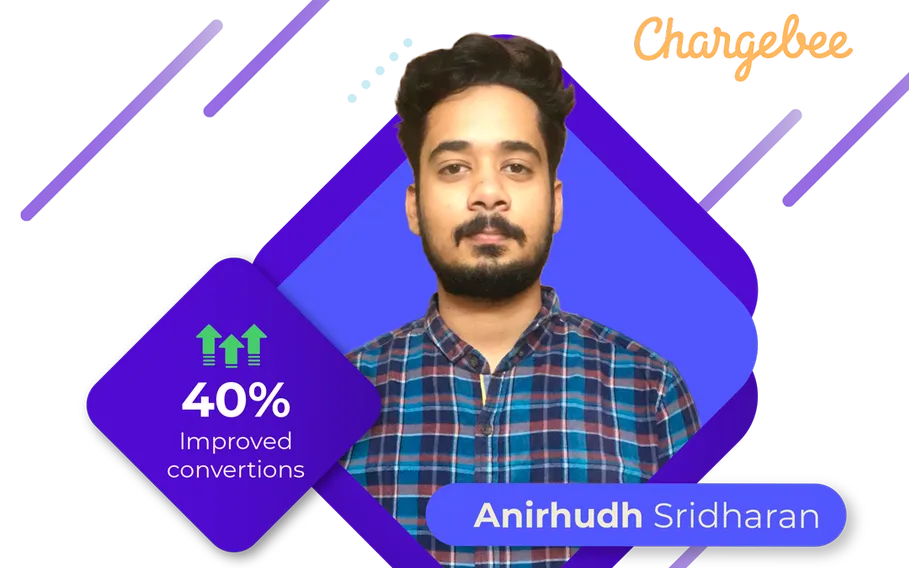 Marketer using Customfit website editor 