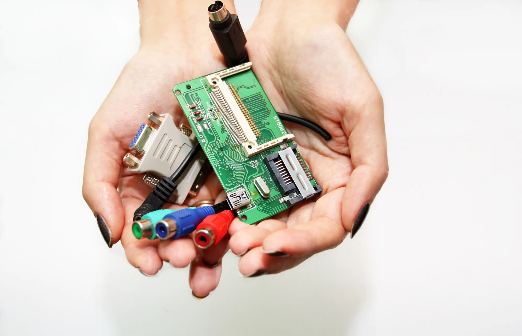 electronc components with a double side polish wafer