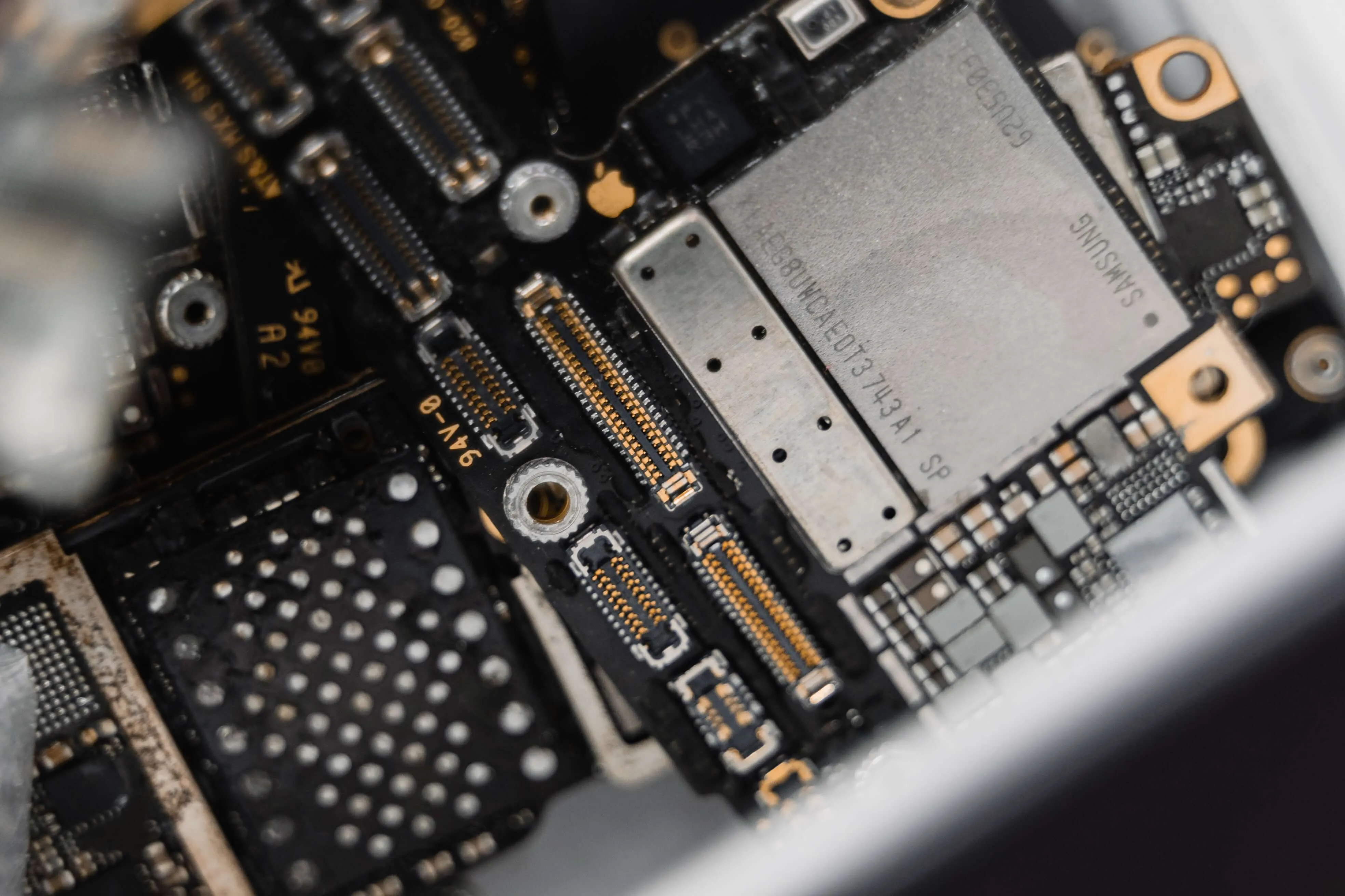 Inside of an electronic device that uses a silicon wafer you can buy