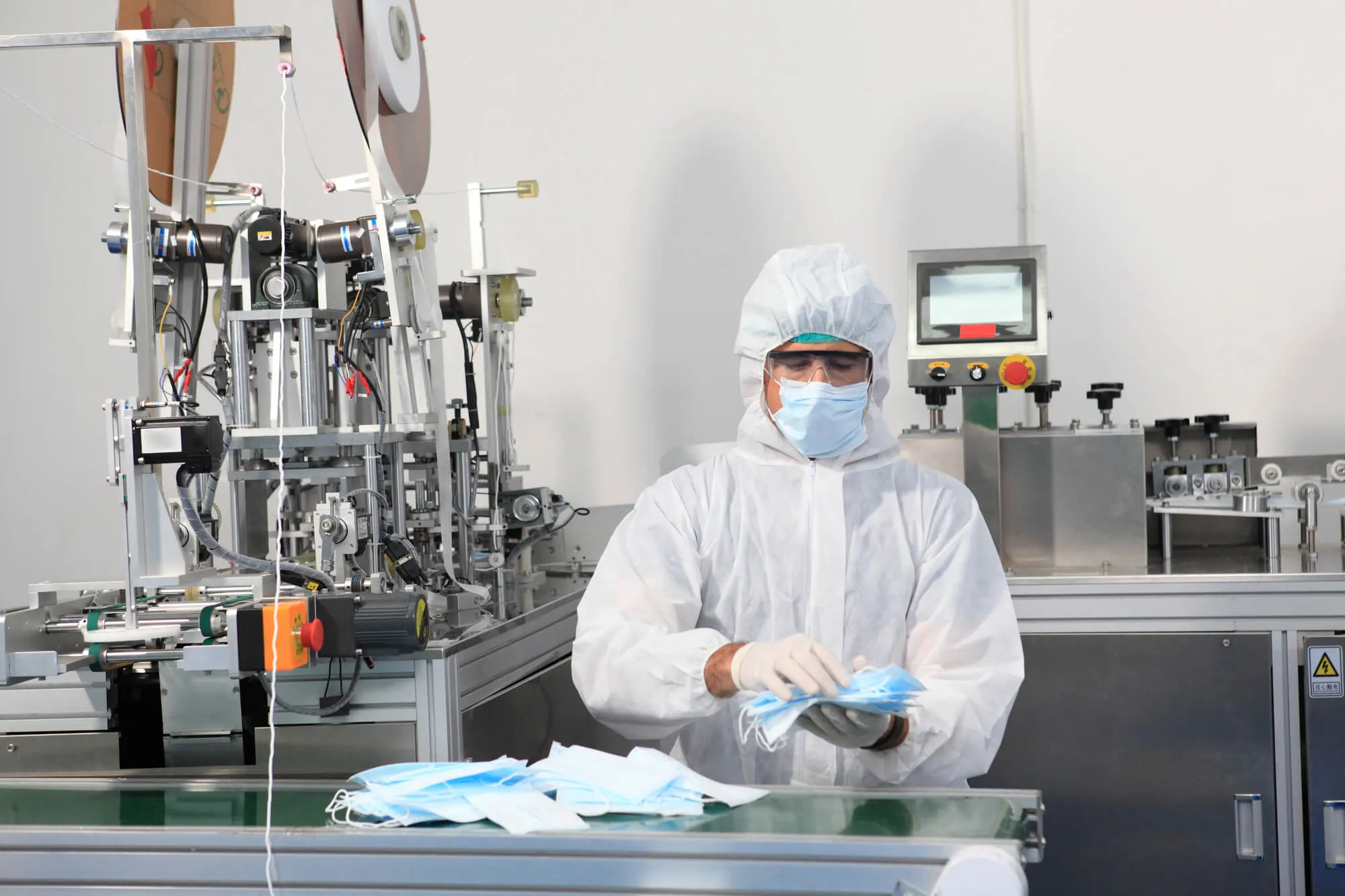 Man holding FZ wafers