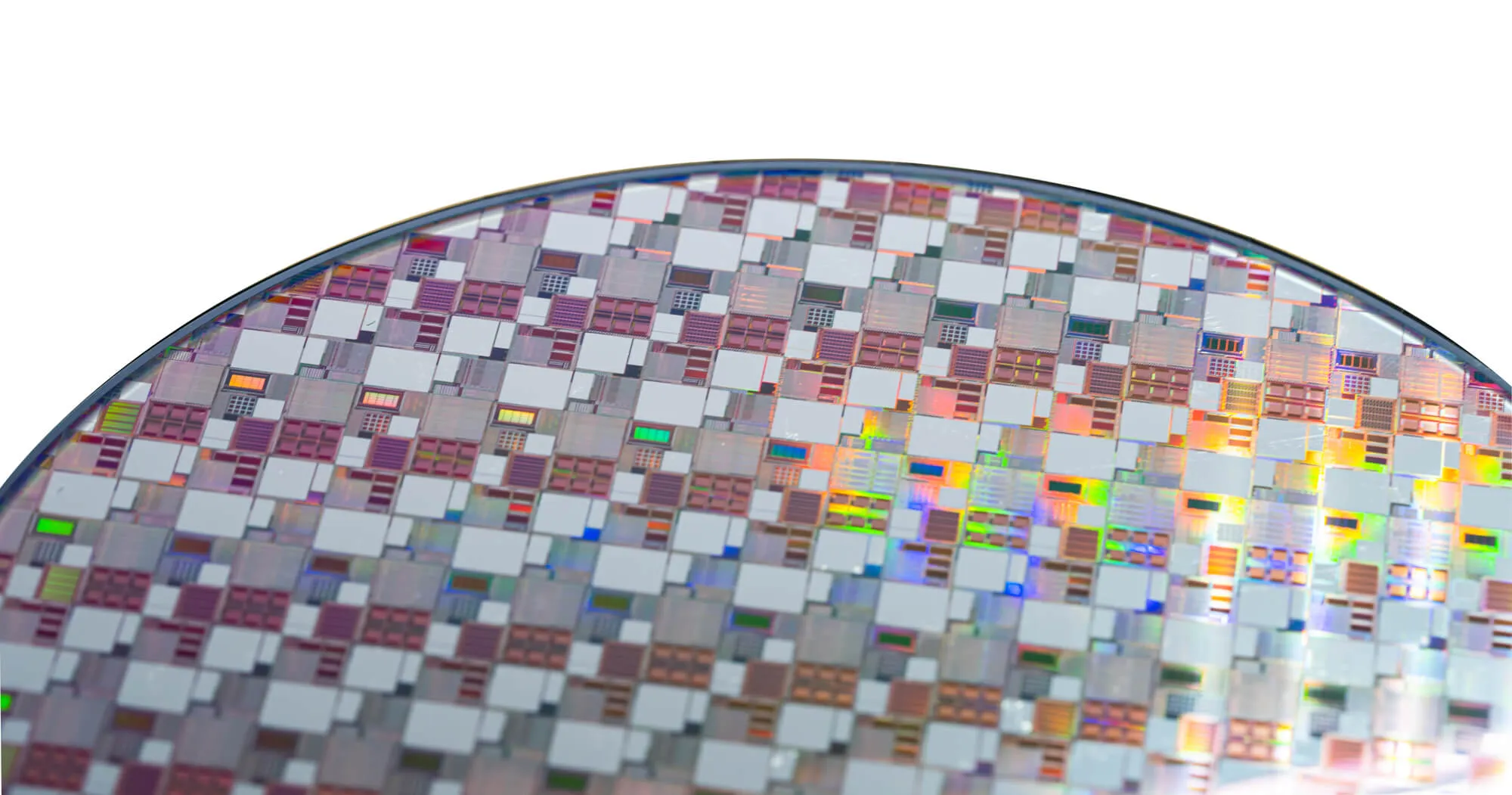 Colored silicon wafer