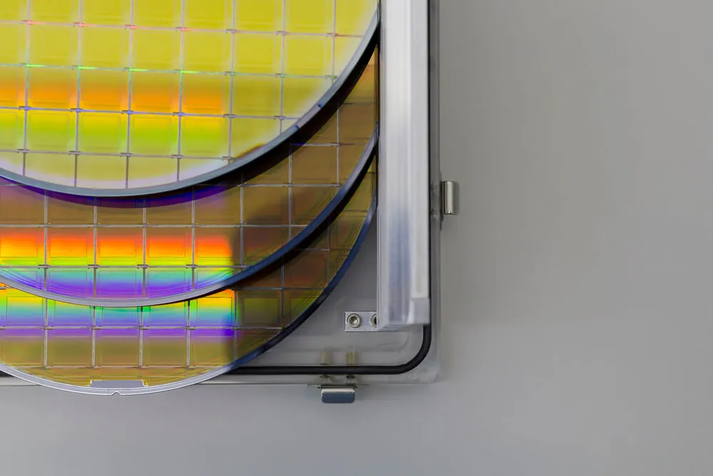 Storing ultra flat wafers for future orders.