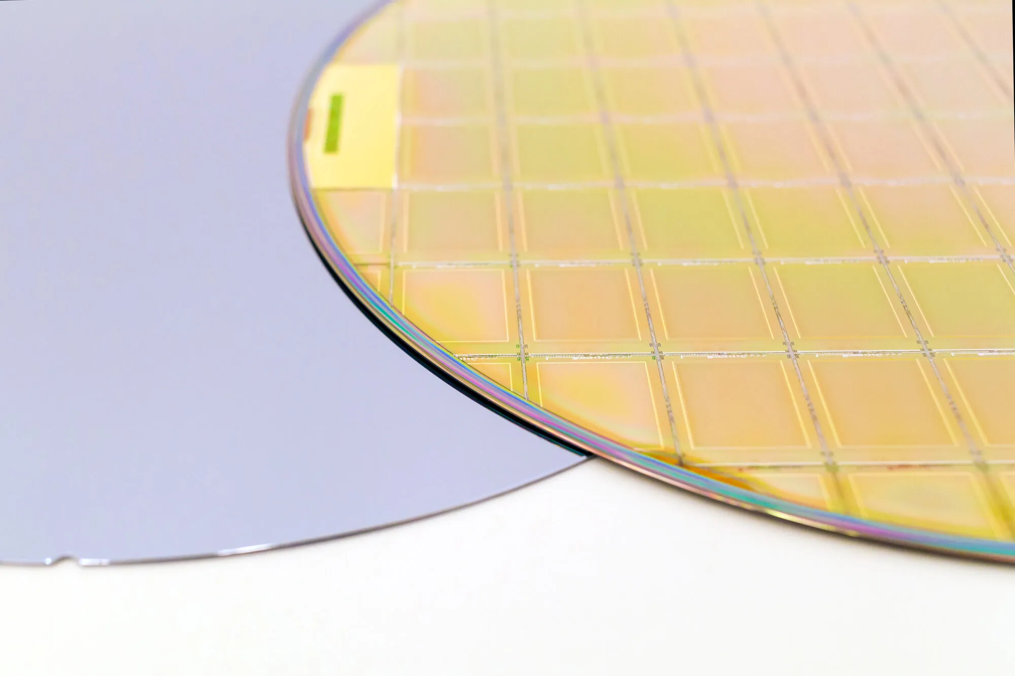 2 Wafers from Silicon Wafer Manufacturers.
