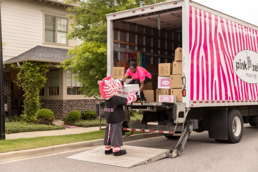 pink-zebra-moving-truck-loading-boxes-at-home-hamilton-indiana