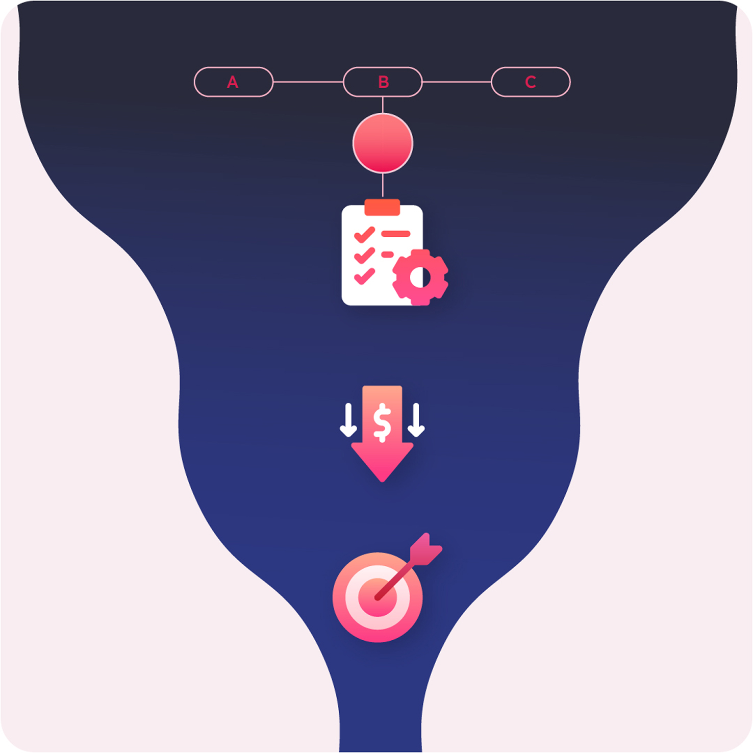 Digital advertisement campaign strategy infographic