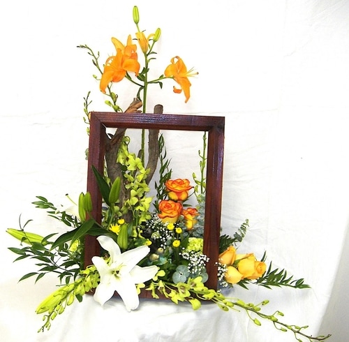 Floral Arrangement, Tropical Arrangement, Exclusive Design, Romantic Gift, I Love You, Romance Flowers, Romantic Flowers