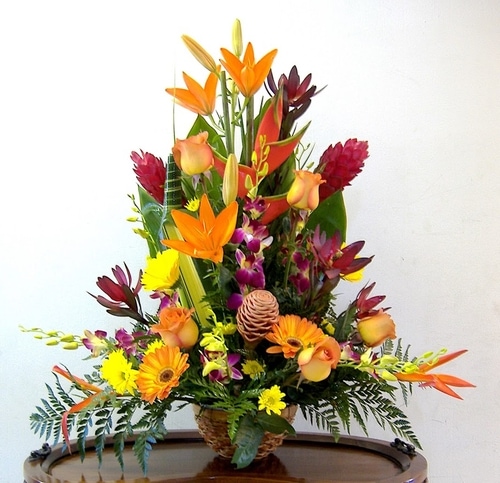 Floral Arrangement, Tropical Arrangement, Exclusive Design, Romantic Gift, I Love You, Romance Flowers, Romantic Flowers, Get Well Soon, Graduation Gift, Thinking of You