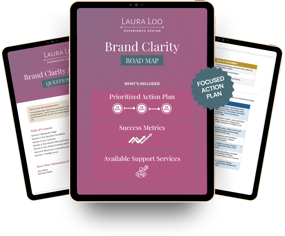Brand Readiness Assessment is a guided diagnostic that surfaces who you’re actually for, what’s getting in your way, and where to focus next. In 2-3 weeks you will have a clear roadmap and confident next steps.
