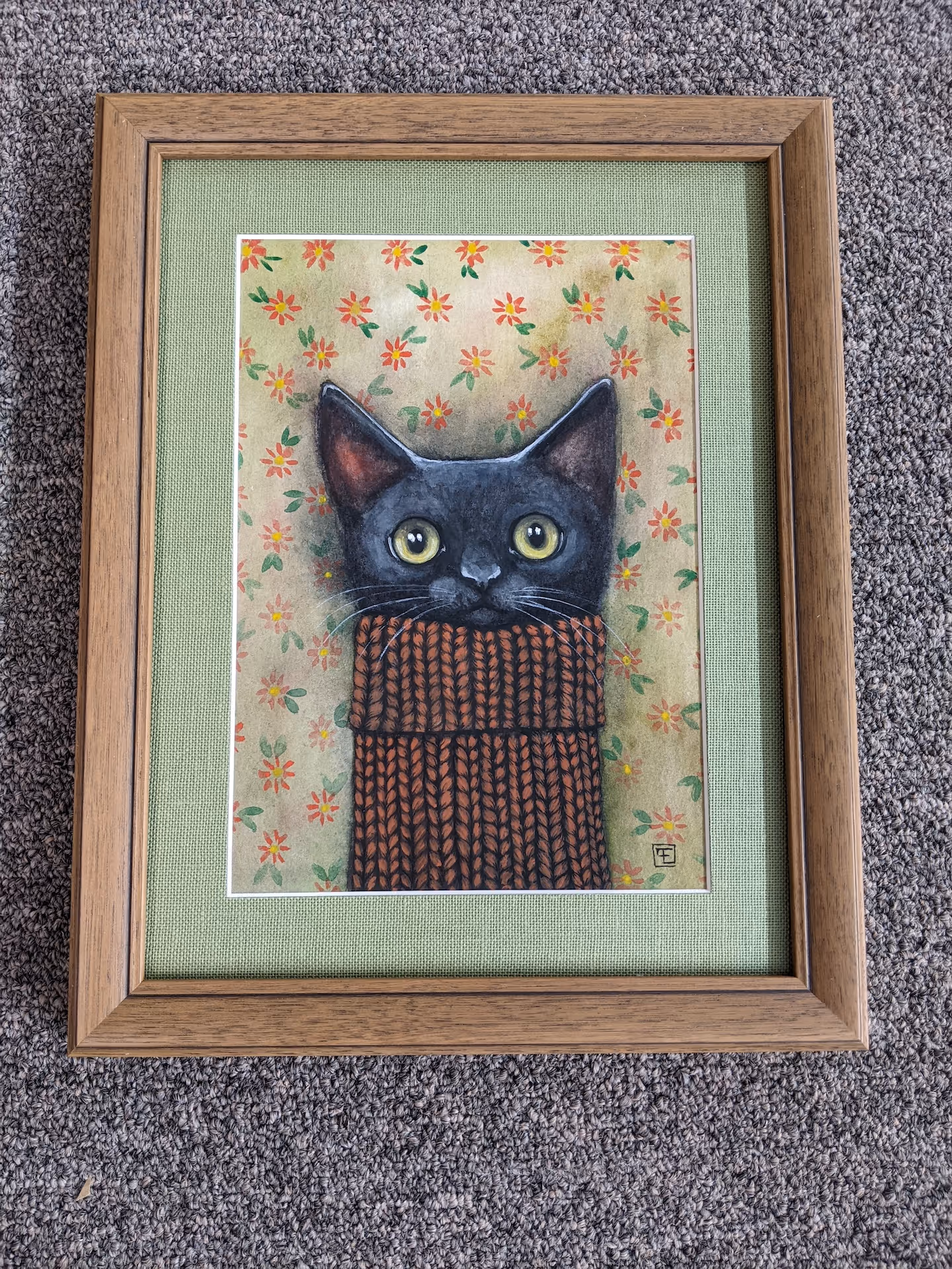 Cute_Cat_Picture_Framed