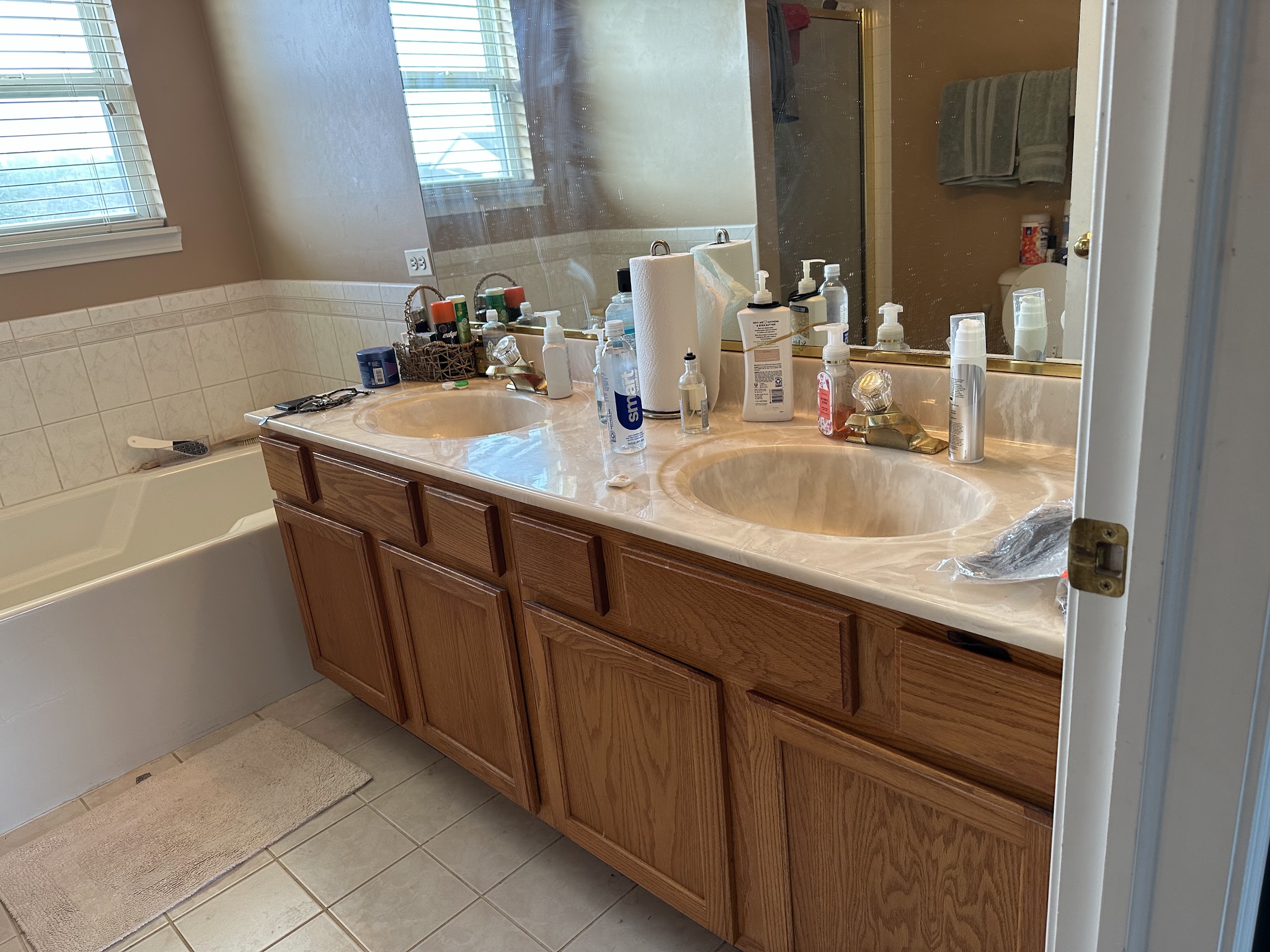 before bathroom picture