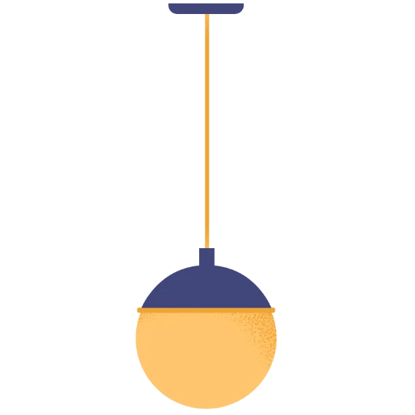 a light fixture graphic
