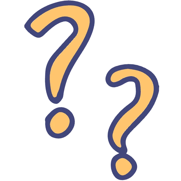 question marks graphic
