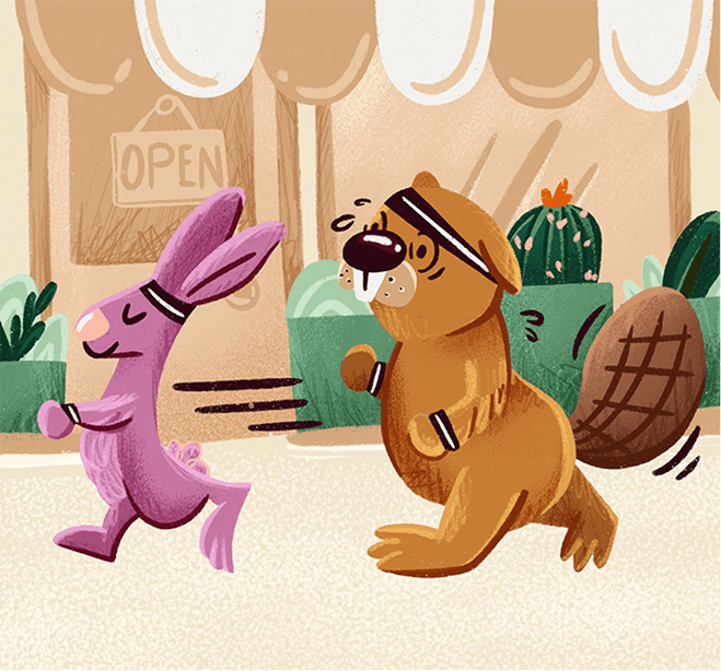 Penguin Randomhouse Canada Improver Character Illustration