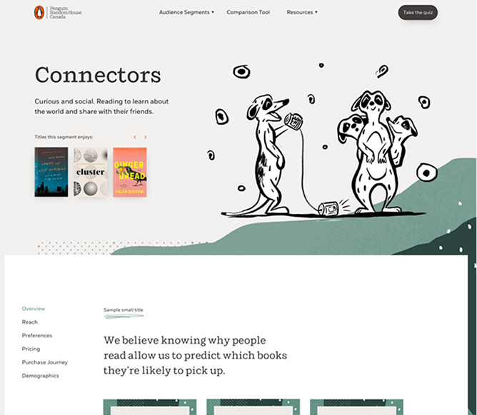 Penguin Randomhouse Canada Connector page preview