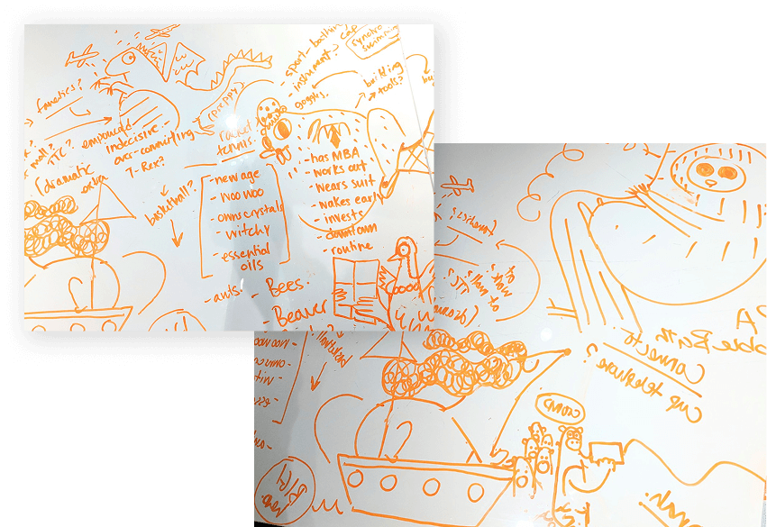 Penguin Randomhouse Canada sketches