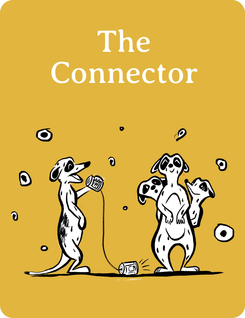 Penguin Randomhouse Canada the connector character
