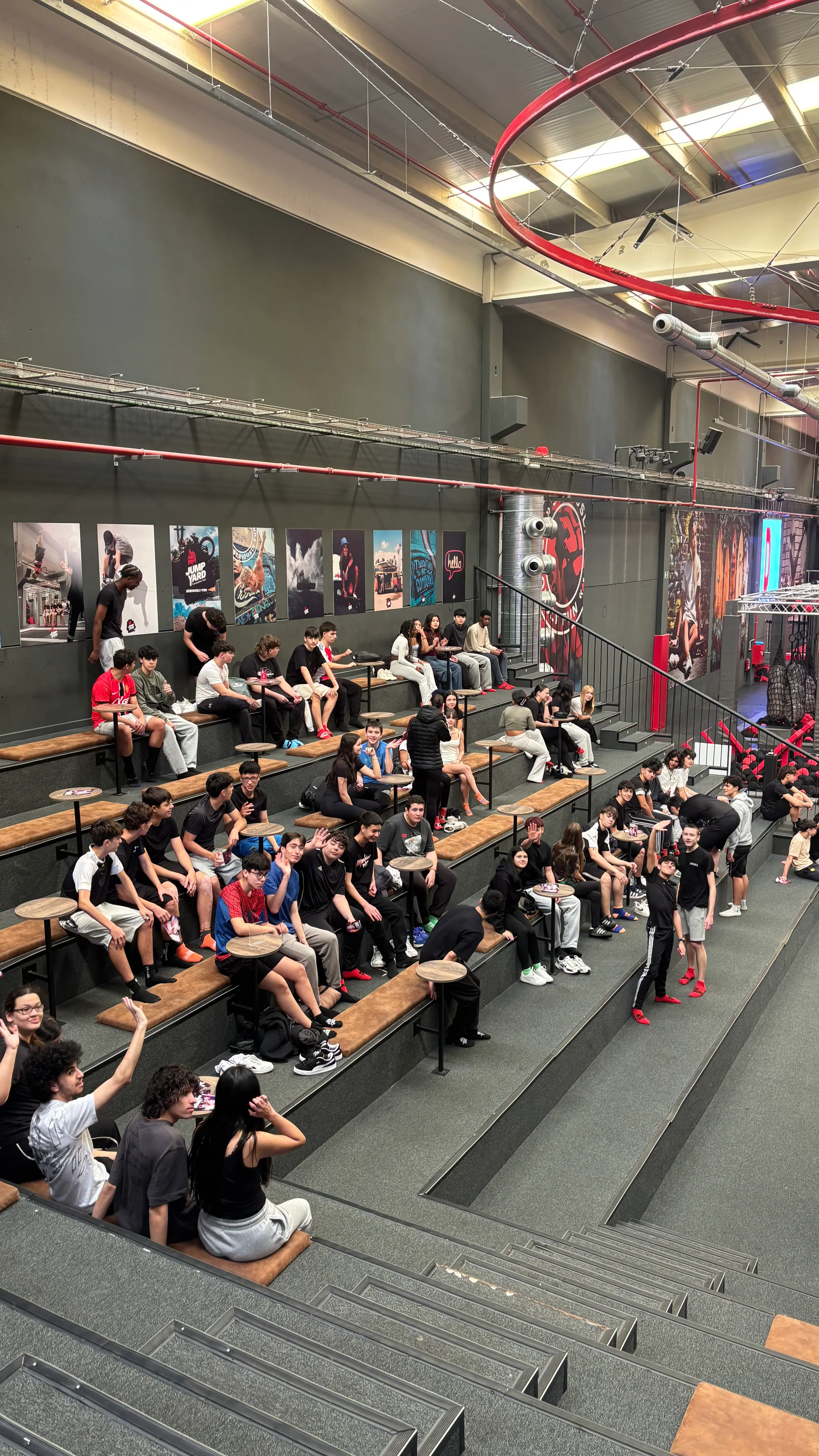 Fin de curso de 1º Bachillerato en JumpYard