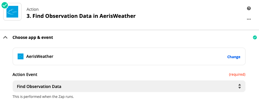 Aeris Weather set up