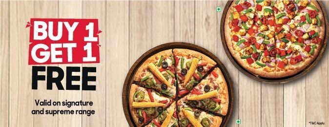 BOGO sales promotion from PizzaHut